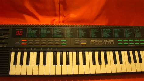 Yamaha Keyboard Pss 170 Pss 1980s Sound Demo Demonstration Synthesizer