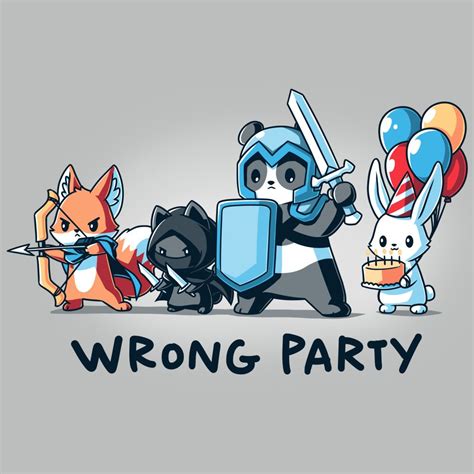 wrong party funny cute and nerdy shirts teeturtle in 2020 cute cartoon drawings cute