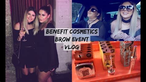 Benefit Cosmetics Brow Event Vlog Youtube