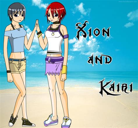 Xion And Kairi By Xxflyingfreexx On Deviantart