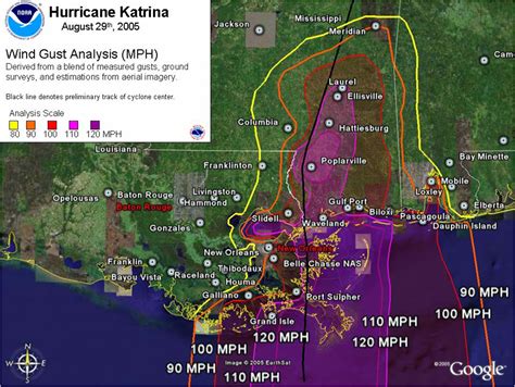 Hurricane Katrina Storm Surge Map Share Map