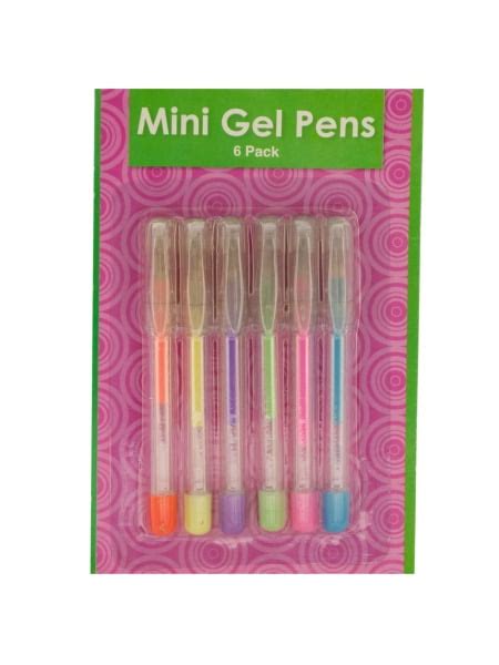 Mini Gel Pens 24 Count