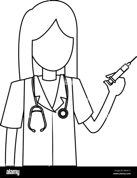 Woman Doctor Cartoon Stock Vector Image And Art Alamy