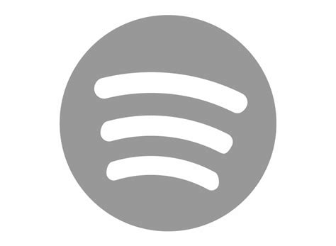 White Spotify Icon At Collection Of White Spotify