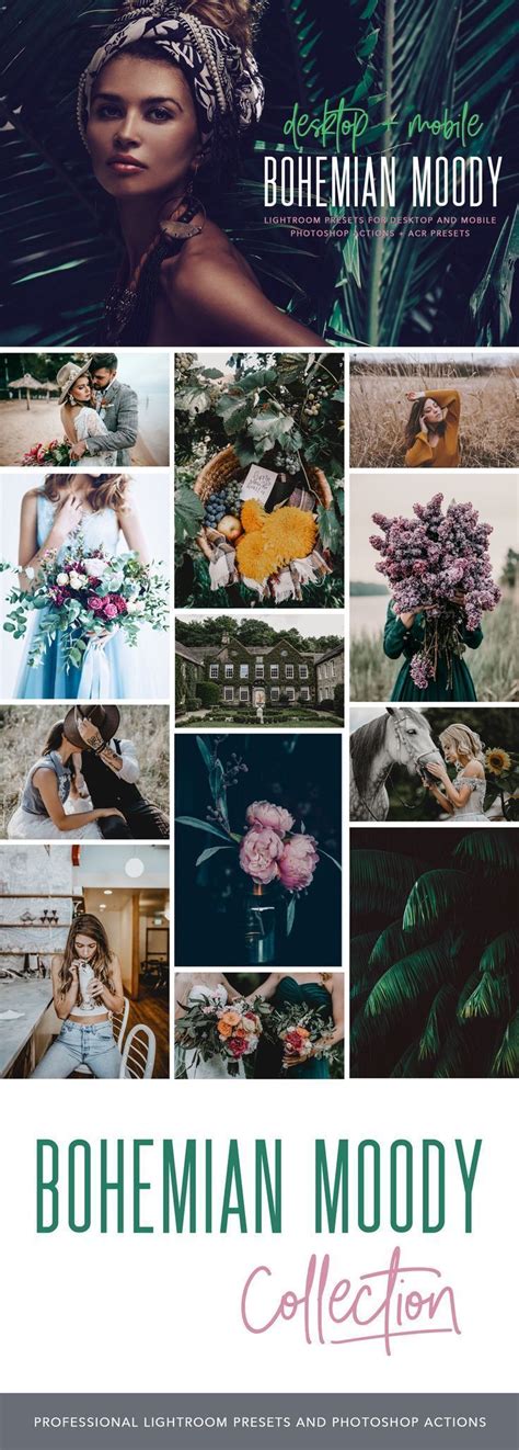 Expertly crafted moody presets for outdoor and indoor photoshoots will create depth and atmosphere within your lifestyle photos including people, places, and things. Moody Collection (With images) | Lightroom presets ...