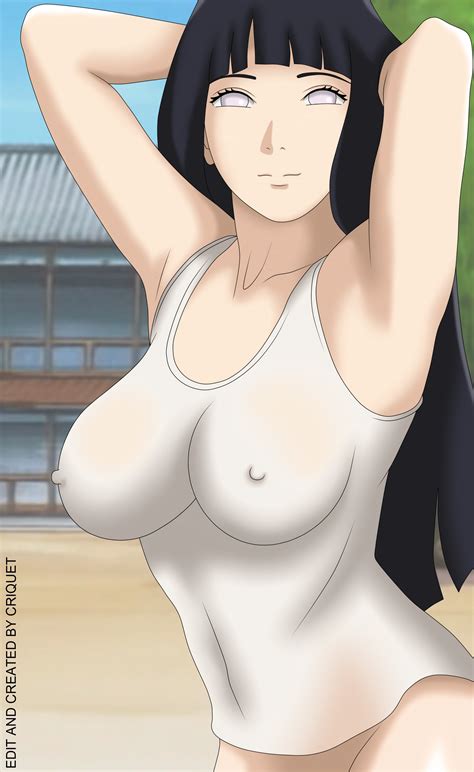 Rule 34 1girls Big Breasts Clothed Clothing Criquet Female Female Only Head Grab Hyuuga Hinata