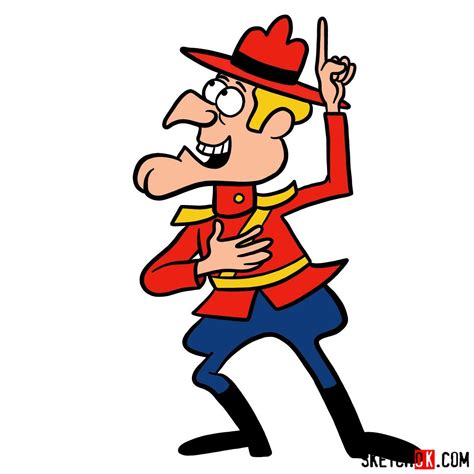 How To Draw Dudley Do Right Step By Step Drawing Tutorials Classic