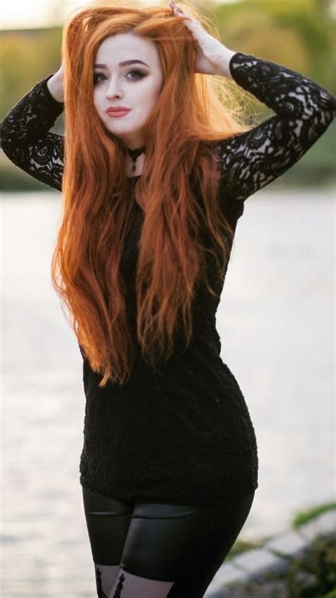 Pin By Spiro Sousanis On Gothic Red Beautiful Redhead Redhead Beauty