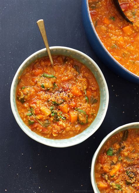 Lentil Kale And Quinoa Stew Half Cup Habit