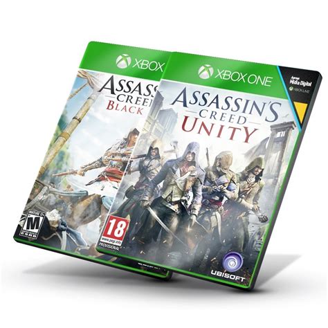 Assassins Creed Unity Black Flag Xbox One Código Original R 99 99