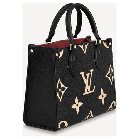 Louis Vuitton Lv Onthego Pm Cuir Noir Ref258769 Joli Closet