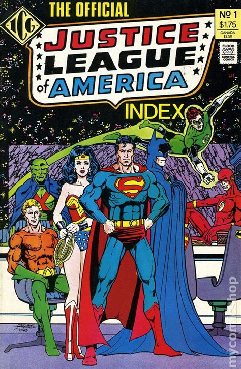 Official Justice League Of America Index 1986 Comic Books