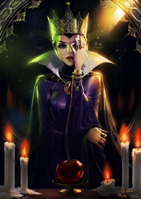 evil queen by minwoo kim disney artwork disney fan art disney drawings disney love dark