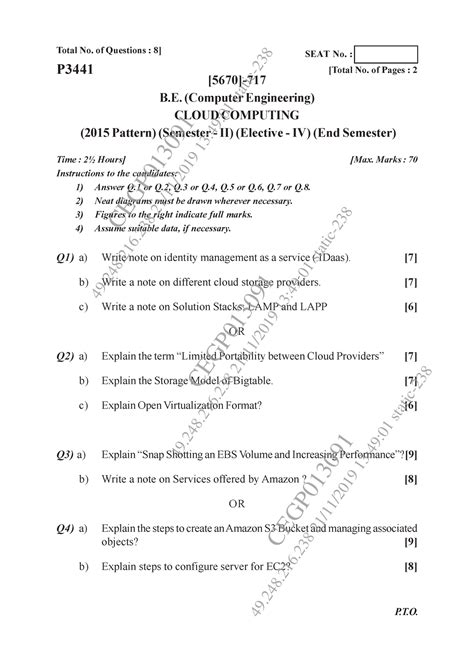 Nov Dec 19 Question Papers Of Embedded Computer Engineering Sppu