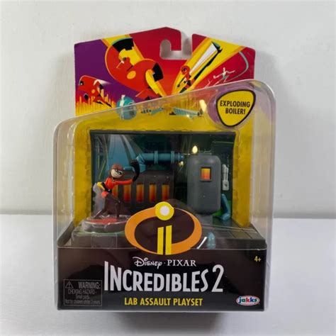 Disney Pixar Incredibles 2 Elastigirl Lab Assault Playset Figurine Brand New 9 59 Picclick