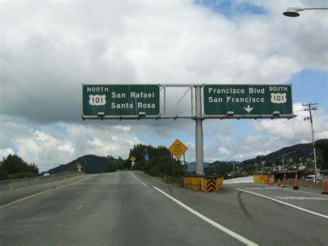 Interstate 580 West Marin County Highway Signs Interstate Highway