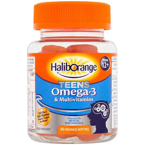 Vitamins and minerals and supplements — oh my! Buy Haliborange Teen Omega 3 Softies - 30 Softies ...