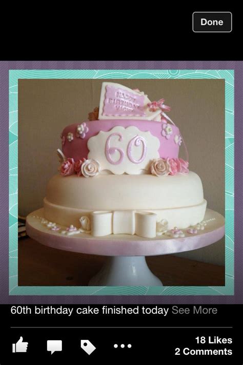 Vanilla cake with a pineapple, brown sugar, butter, pecan, and. 60th birthday cake for her | 60th birthday cakes, 90th ...