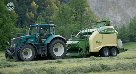 Krone Ultima The First Nonstop Big Baler At Work By Contractor