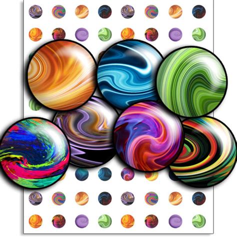 Marbles Images Circles Images For Earrings Download Digital Etsy