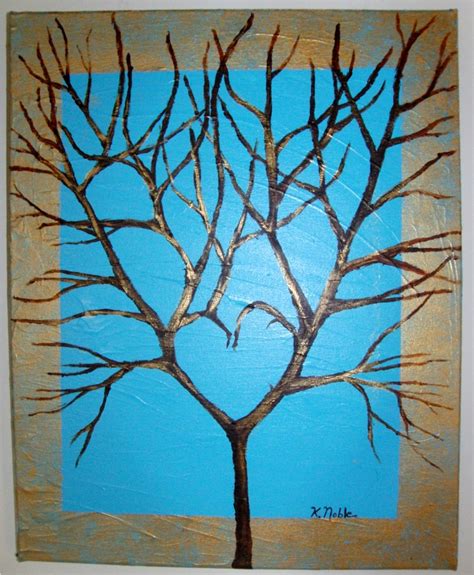 Heart Tree Painting By Kymtacullar On Deviantart