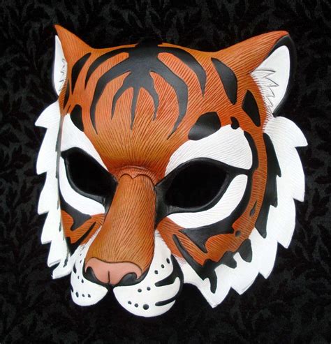 Mask Idea Tiger Inspired By This Bengal Tiger Mask By Merimask On