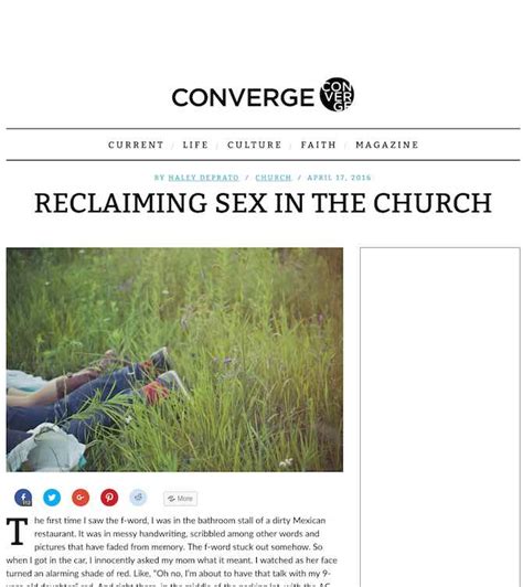 Reclaiming Sex In The Church Brettullman