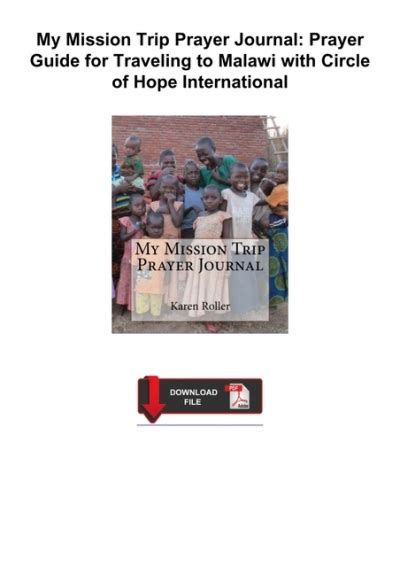 Get Pdf ‹download› My Mission Trip Prayer Journal Prayer Guide For