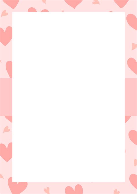 Free Pink Border Templates And Examples Edit Online And Download