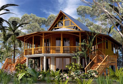 Bamboo House Design Photos Homepedian