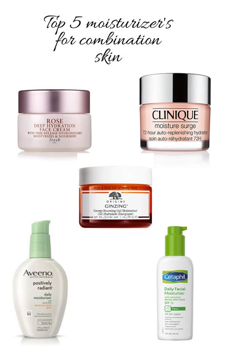 top 5 moisturizer s for combination skin moisturizer for combination skin facial moisturizers