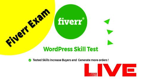 Fiverr Skill Exam Live How To Pass Fiverr Test Easily Fiverr Test