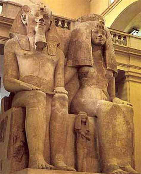 amenhotep iii and queen tiye cairo museum egypt ancient egyptian ancient