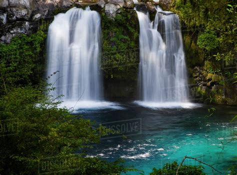 Chile South America Waterfalls At Ojos Del Caburga Or Ojos Del