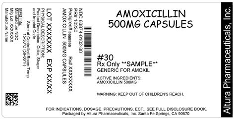 Amoxicillin Altura Pharmaceuticals Inc Page 5