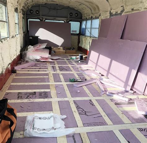 Best Skoolie Insulation For School Bus Conversions Floor Wall