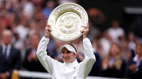 Vondrousova Makes History Becomes First Unseeded Woman To Win Wimbledon Title Beats Jabeur