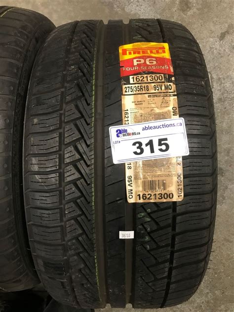 New Pirelli P6 Four Season 27535r18 Tire 5 Eco Fee Charge