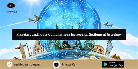 Planetary And House Combinations For Foreign Settlement Astrology