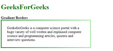 I have an background image in shape of a circle. Gradient borders - GeeksforGeeks