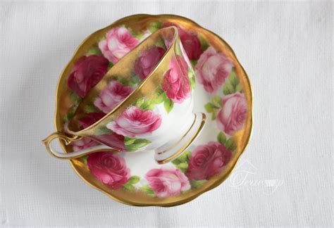 Royal Albert Old English Rose Teacup And Saucer The Teacup Attic
