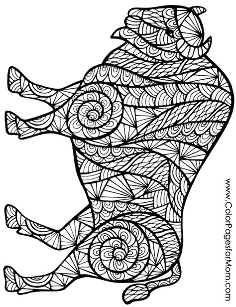 Our online coloring pages are wonderful if you feel like getting creative and if you like to play online. Animals 67 Advanced Coloring Page