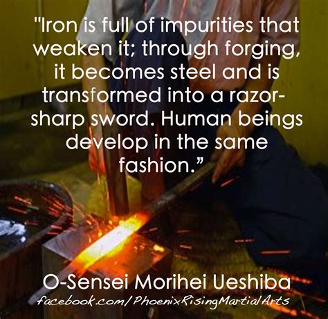 Iron Is Full Of Impurities That Weaken It Through Forging It Becomes