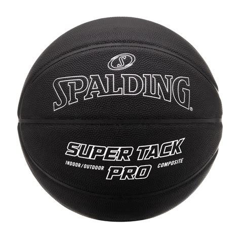 Spalding Super Tack Pro Indoor And Outdoor Basketball Blackout Edition