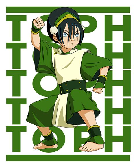 Avatar The Last Airbender Toph Beifong Name Anime Greeting Card By