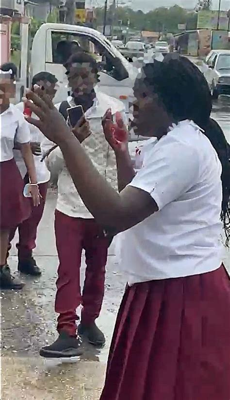 Schoolgirl 15 Stabbed Slashed In Fight With Other Student Trinidad