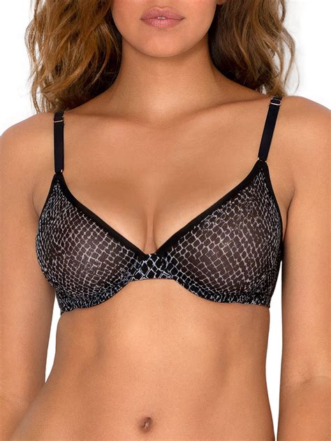 Smart And Sexy Smart And Sexy Womens Sheer Mesh Demi Underwire Bra
