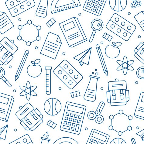 School Pattern Vector Art Icons And Graphics For Free Download