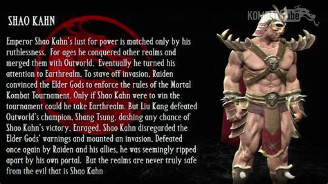 Mkvsdc Bio Shao Kahn Youtube