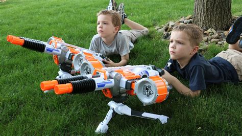 Nerf Blaster Battle What Happens When You Dont Go Outside And Play